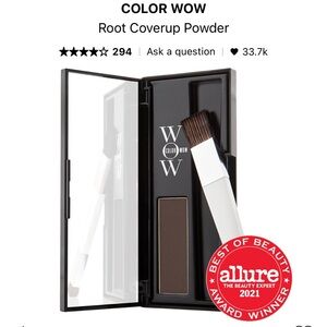 NWT Color Wow Root Coverup Powder - Dark Brown